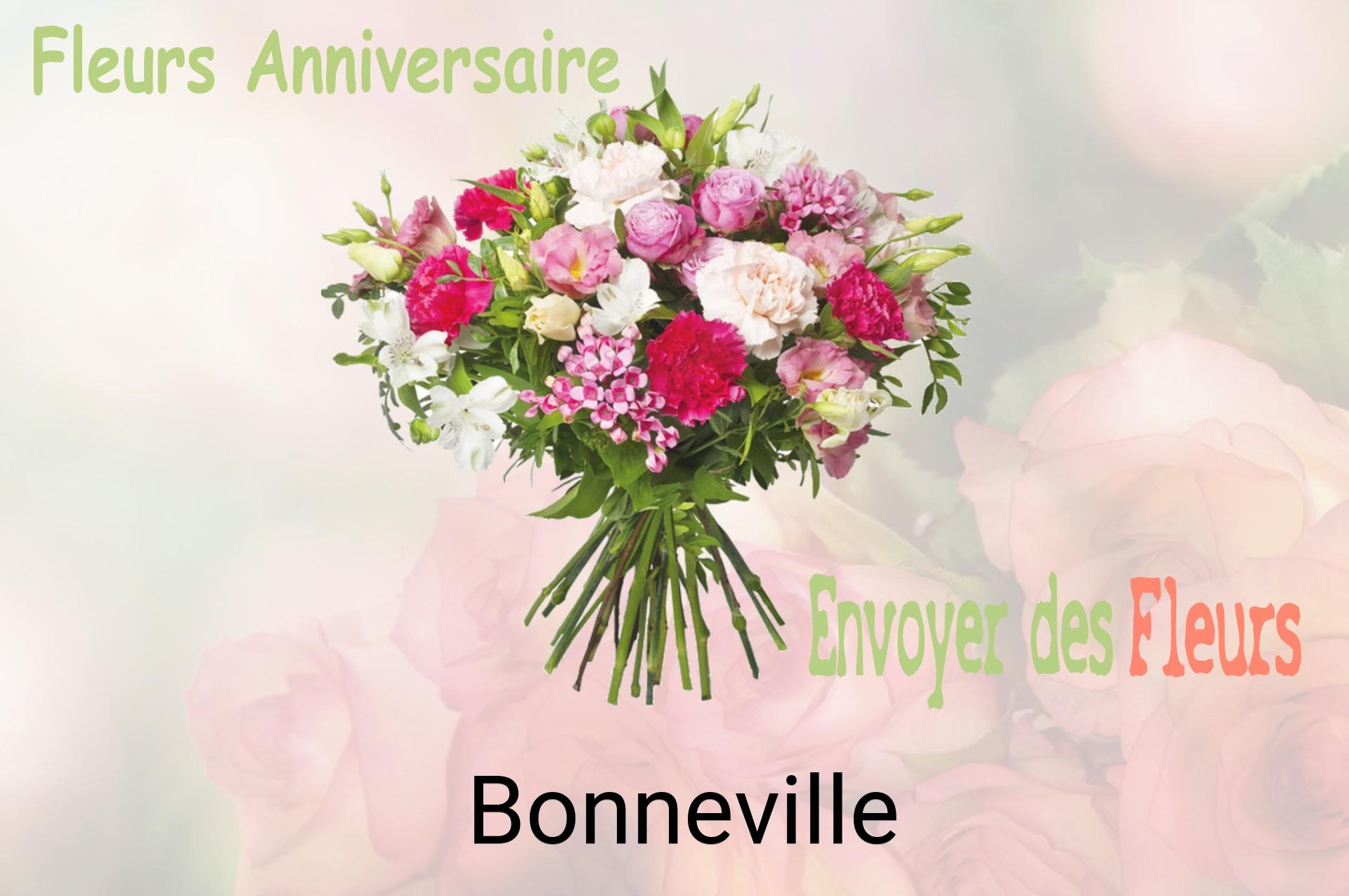 Bouquet de fleurs d’anniversaire livré à Bonneville