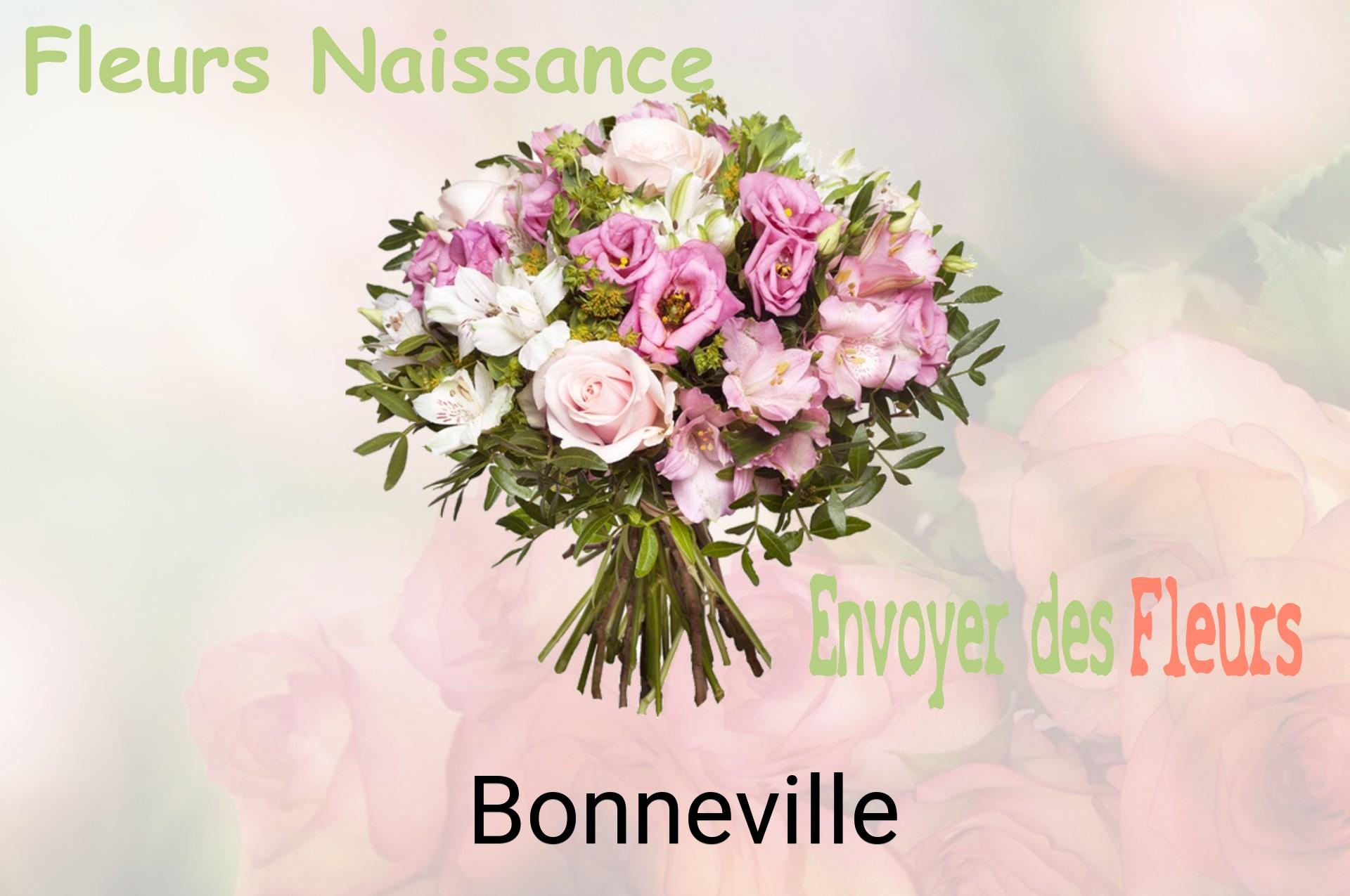 Bouquet de fleurs de naissance livré à Bonneville